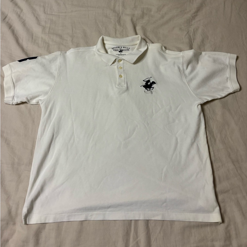 White Beverly Hills Polo Club Polo Shirt